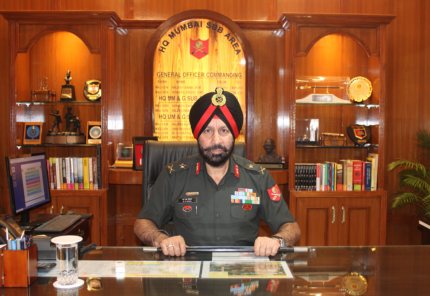 Maj Gen Sohal assumes Command, Head Quarter North Maharashtra & Guj Sub Area